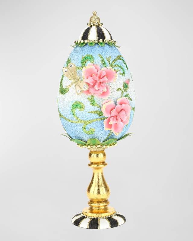 Decorative Egg on Pedestal - 16"